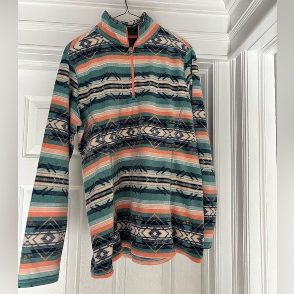 Striped Patterned Pullover - Picture 2 of 2